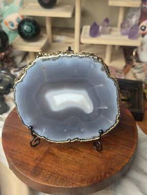 Agate Slab  With Stand